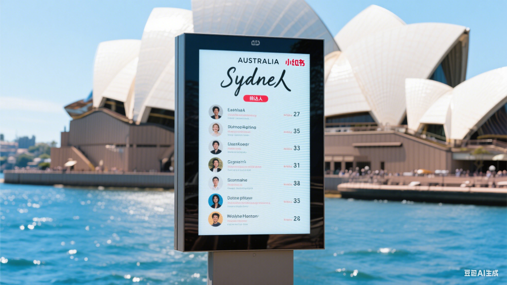 Rank of Xiaohongshu influncers in the Australia Thumbnail